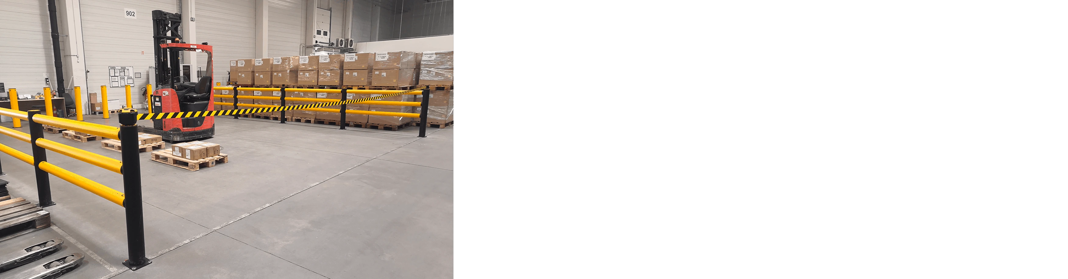 Fotografia z našich realizácií so zábranami A-Safe