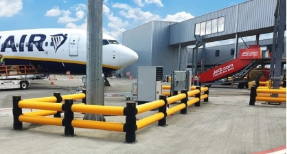 Moderné polymérové zábranné systémy A-SAFE pre bezpečnú a plynulú letiskovú logistiku