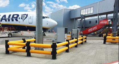 Moderné polymérové zábranné systémy A-SAFE pre bezpečnú a plynulú letiskovú logistiku