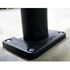 Bezpečnostná zábrana A-SAFE, bezpečnostná pätka Slider Plate pre stlpik pr. 158 mm
