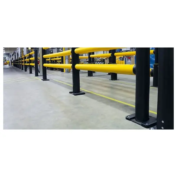 Bezpečnostná zábrana A-SAFE, bezpečnostná pätka Slider Plate pre stlpik pr. 158 mm