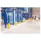 Bezpečnostní zábrana ASAFE, chránič regálových stojin iFlex RackGuard pro mrazírenské skladování