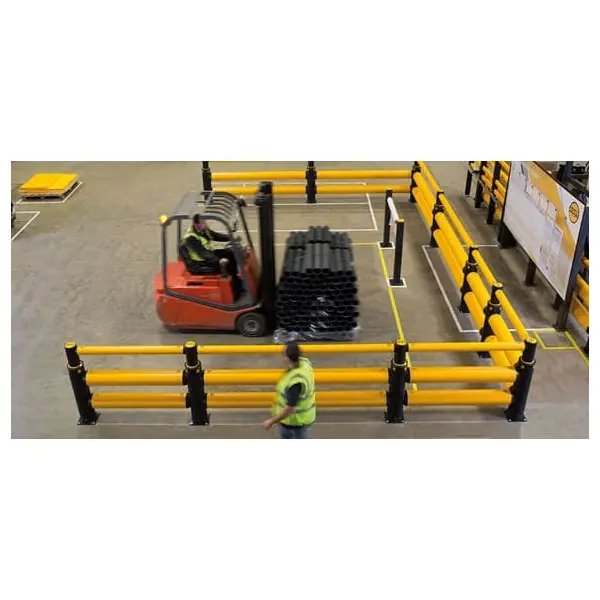 Bezpečnostná zábrana A-SAFE, iFlex Double Traffic Barrier Plus – 4,6 m