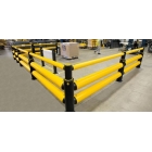 Bezpečnostná zábrana A-SAFE, iFlex Double Traffic Barrier Plus – 9,6 m