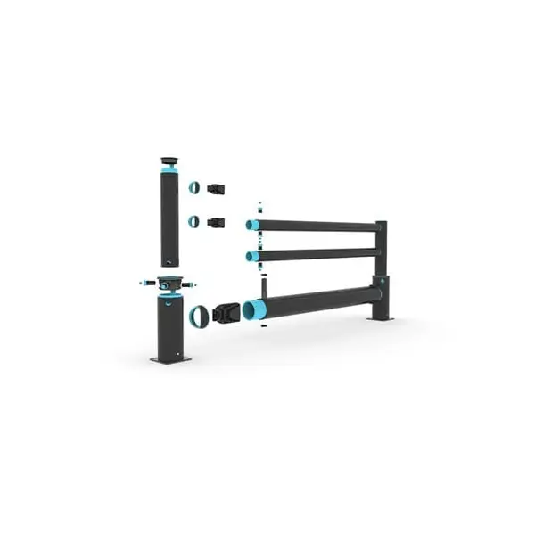 Bezpečnostná zábrana A-SAFE, iFlex Single Traffic Barrier Plus pre mraziarenské skladovanie
