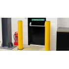 Bezpečnostná zábrana A-SAFE, iFlex stĺp Bollard – žltá, v. 835 mm, pr. 210 mm