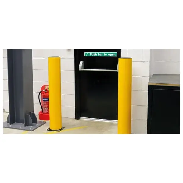 Bezpečnostná zábrana A-SAFE, iFlex stĺp Bollard – žltá, v. 835 mm, pr. 210 mm