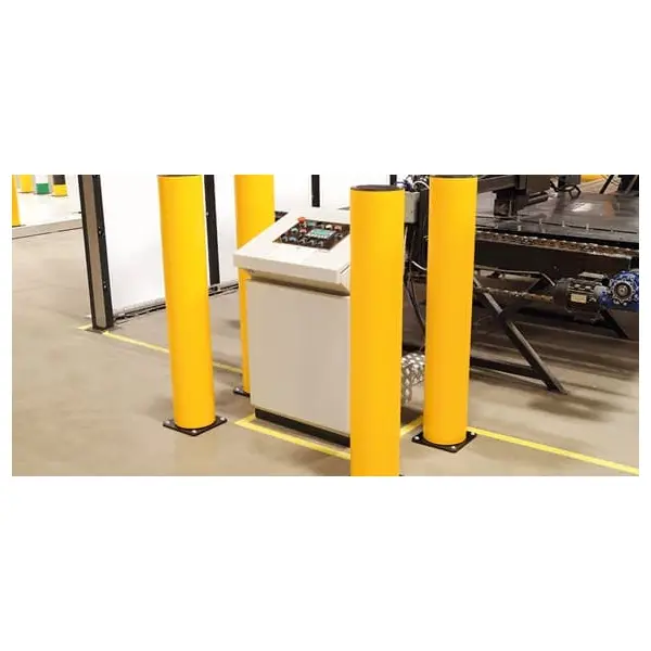 Bezpečnostná zábrana A-SAFE, iFlex stĺp Bollard – žltá, v. 835 mm, pr. 210 mm
