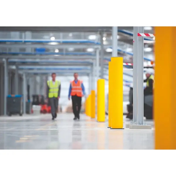Bezpečnostná zábrana A-SAFE, iFlex stĺp Bollard – žltá, v. 835 mm, pr. 210 mm