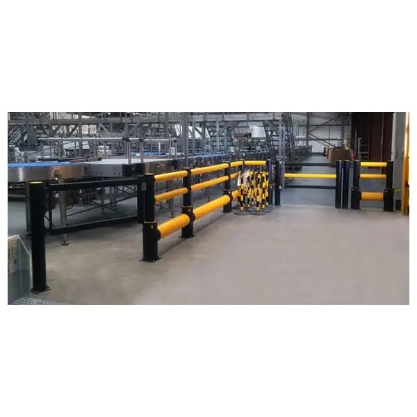 Bezpečnostná zábrana A-SAFE, krátka krídlová kyvná samouzatváracia bránka Swing Gate – 1000 mm