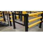 Bezpečnostná zábrana A-SAFE, krátka krídlová kyvná samouzatváracia bránka Swing Gate – 900 mm