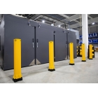 Bezpečnostná zábrana A-SAFE, Monoplex Bollard – žltá, v. 1195 mm, d.190 mm, len interiér