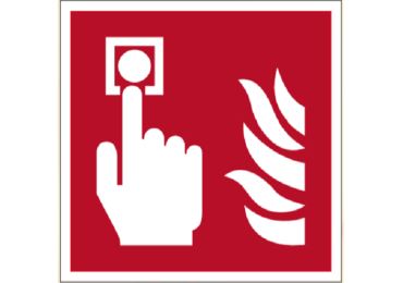 Bezpečnostné požiarne (luminiscenčné) značenie – požiarny alarm