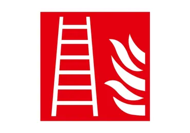 Bezpečnostné požiarne (luminiscenčné) značenie – požiarny rebrík