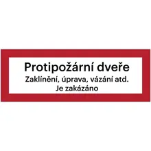 Bezpečnostné požiarne značenie, 