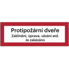 Bezpečnostné požiarne značenie, 