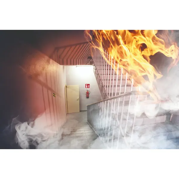 Bezpečnostné požiarne značenie, telefón s požiarnou signalizáciou – luminiscenčný uhlový znak, 150×150 mm