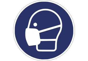 Bezpečnostné príkazové značenie – Noste ochrannú masku