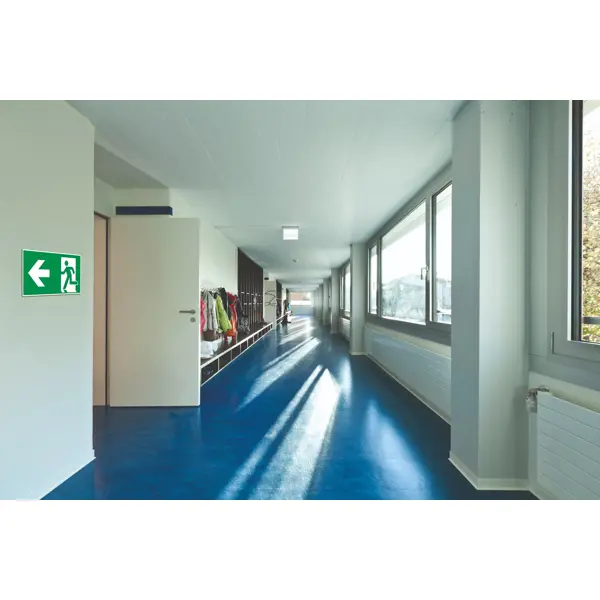 Bezpečnostné únikové značenie, núdzový telefón – fólia, 100×100 mm