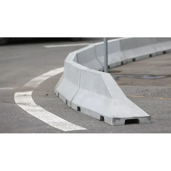 Cestné betónové zvodidlo 50 HS01CSB – krajný diel, 2000×440×500 mm