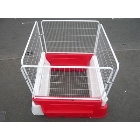 Cestné plastové zvodidlo Nova Baufence – MDPE, biela, 800×520×2000 mm