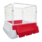 Cestné plastové zvodidlo Nova Baufence – MDPE, biela, 800×520×2000 mm