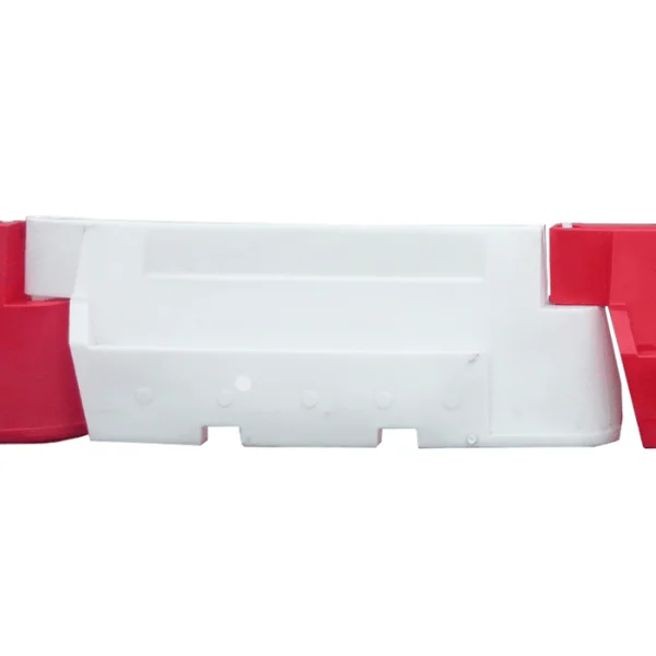 Cestné plastové zvodidlo Nova Baufence – MDPE, biela, 800×520×2000 mm
