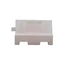 Cestné plastové zvodidlo Standard – PE, biela, 555×400×1000 mm