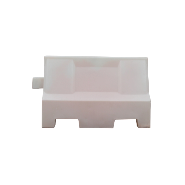 Cestné plastové zvodidlo Standard – PE, biela, 555×400×1000 mm