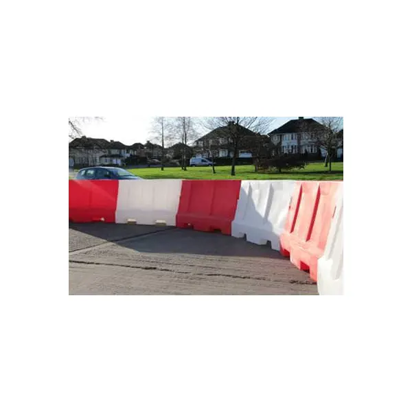 Cestné plastové zvodidlo Standard – PE, biela, 800×400×1200 mm