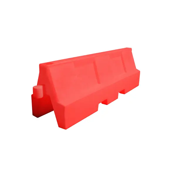 Cestné plastové zvodidlo Standard – PE, červená, 555×400×1500 mm