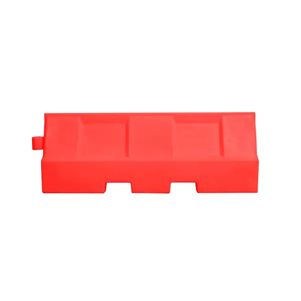 Cestné plastové zvodidlo Standard – PE, červená, 555×400×1500 mm