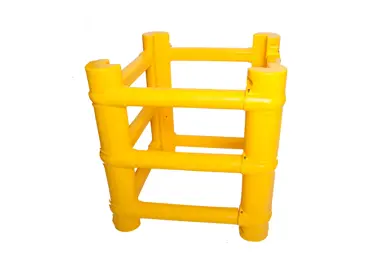 Chránič betónových a oceľových stĺpov CPU700 – PE, žltý