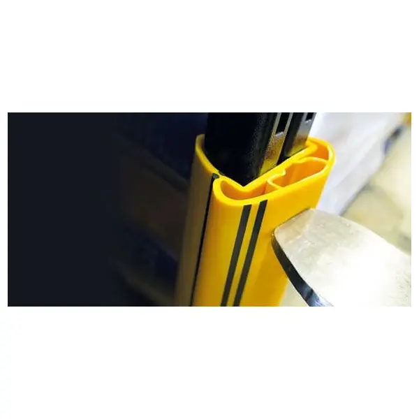 Chránič regálových stojin iFlex RackGuard, malý s gumovou zarážkou – žlutá, v. 400 mm