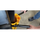 Chránič regálových stojin iFlex RackGuard, malý s gumovou zarážkou – žlutá, v. 400 mm