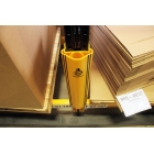 Chránič regálových stojin iFlex RackGuard, největší s gumovou zarážkou – žlutá, v. 600 mm