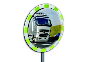 Dopravne vypuklé zrkadlo Premium Panorama, uhol 180° – polykarbonát, pr. 60 cm