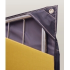 Dvojvreckové vrece na triedenie odpadu, RollcageSack 200 l – modrá, 1300×880 mm, balenie 5 ks