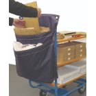 Dvojvreckové vrece na triedenie odpadu, TrolleySack 73 l – modrá, vrchné vrecko 600×600 mm, spodné vrecko 500×600 mm, balenie 10 ks