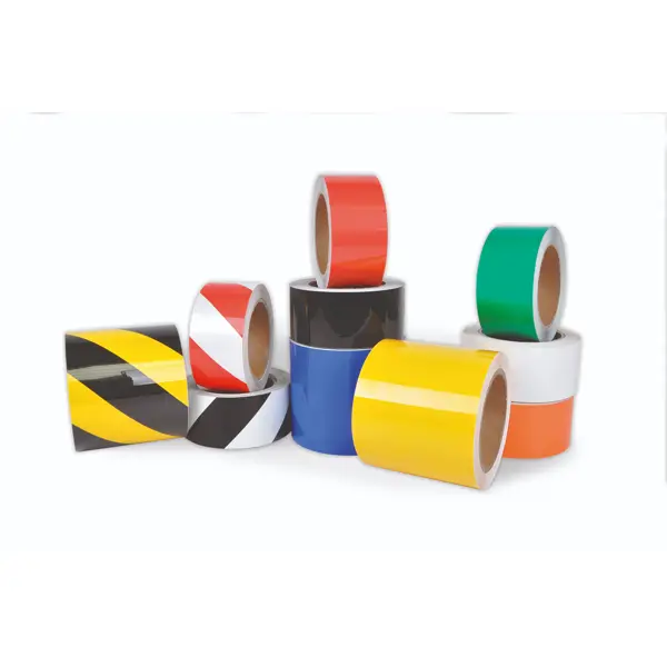 Extra tenká podlahová páska odolná proti znečisteniu WT-5229, odnímateľná – polyester, oranžová, 50 mm × 15 m