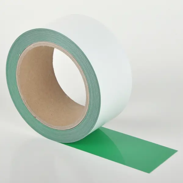 Extra tenká podlahová páska odolná proti znečisteniu WT-5229, odnímateľná – polyester, zelená, 75 mm × 15 m