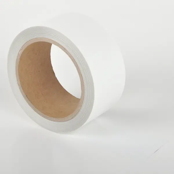 Extra tenká podlahová páska odolná proti znečisteniu WT-5229, permanentná – polyester, biela, 100 mm × 15 m
