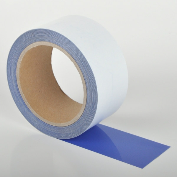 Extra tenká podlahová páska odolná proti znečisteniu WT-5229, permanentná – polyester, modrá, 50 mm × 15 m