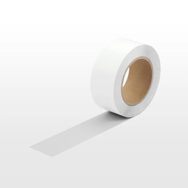 Extra tenká podlahová páska WT-5420 s protišmykovým povrchom, odnímateľná – plastová fólia, biela, 50 mm × 10 m