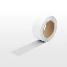 Extra tenká podlahová páska WT-5420 s protišmykovým povrchom, odnímateľná – plastová fólia, biela, 75 mm × 10 m