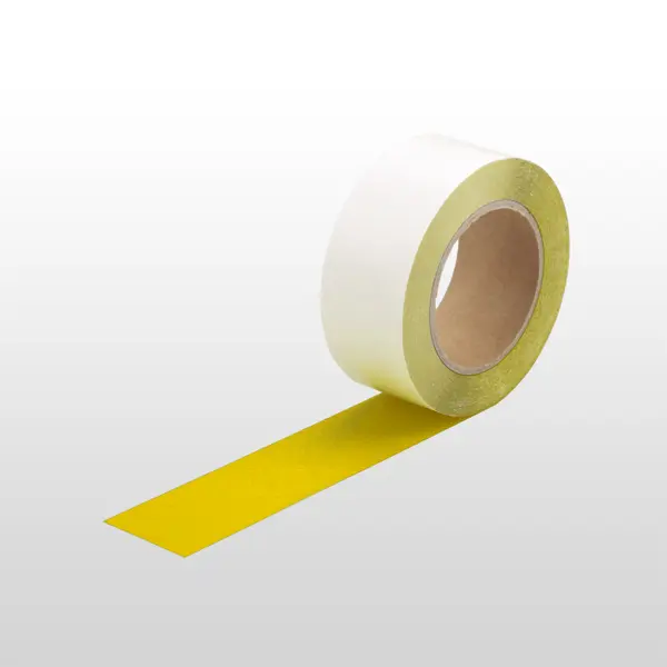 Extra tenká podlahová páska WT-5420 s protišmykovým povrchom, permanentná – plastová fólia, žltá, 50 mm × 10 m