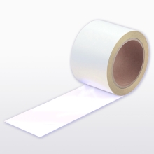 Extra tenká podlahová páska WT-5429 s protišmykovým povrchom, odnímateľná – plastová fólia, biela, 100 mm × 10 m