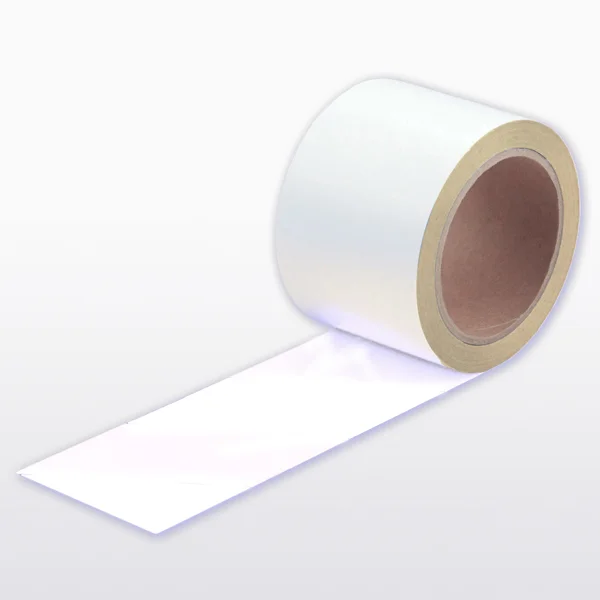 Extra tenká podlahová páska WT-5429 s protišmykovým povrchom, odnímateľná – plastová fólia, biela, 50 mm × 10 m