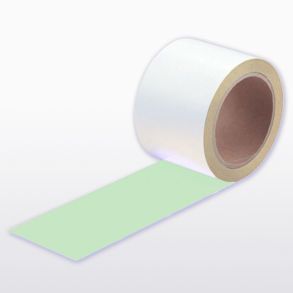 Extra tenká podlahová páska WT-5429 s protišmykovým povrchom, permanentná – plastová fólia, luminiscenčná, 100 mm × 10 m