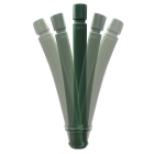 Flexibilný stĺpik k zabetónovaniu, výška 1130 (930) mm, pr. 80 mm, guľatá hlavica – sivá